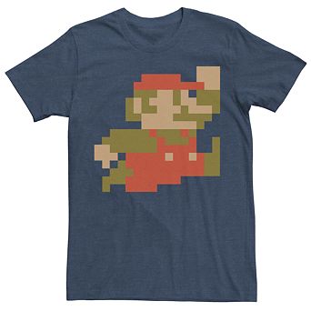 Men's Super Mario Bros Retro 8 Bit Tee