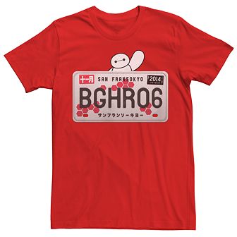 Men's Big Hero 6 San Fransokyo License Plate Tee