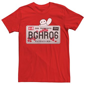 Men's Big Hero 6 San Fransokyo License Plate Tee