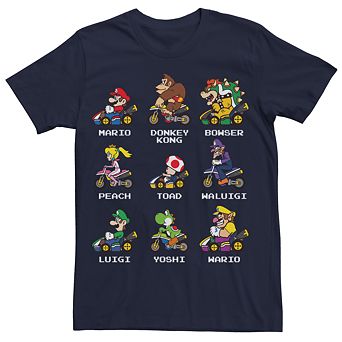 Men's Mario Kart Retro Kart Racers Tee