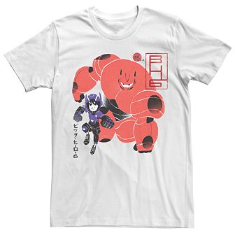 Men's Big Hero 6 Duo Kanji Airbrush Tee
