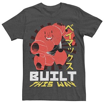 Men's Big Hero 6 Robo Baymax Built This Way Tee