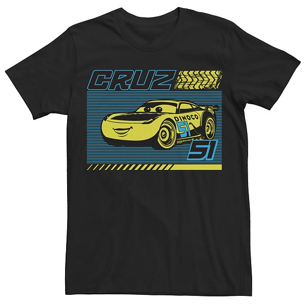 Men's Cars 3 Cruz 51 Line Art Tee