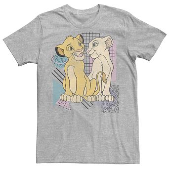 Men's Lion King Simba Nala Retro Tee