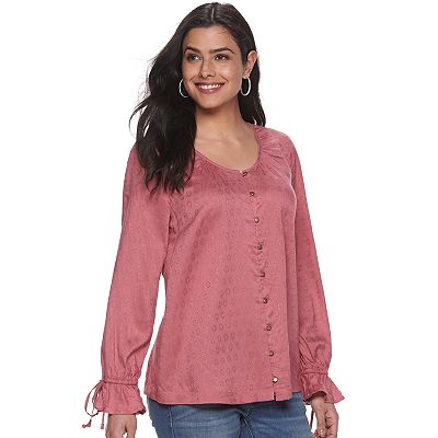 Women's Sonoma Goods For Life® Long Sleeve Peasant Top