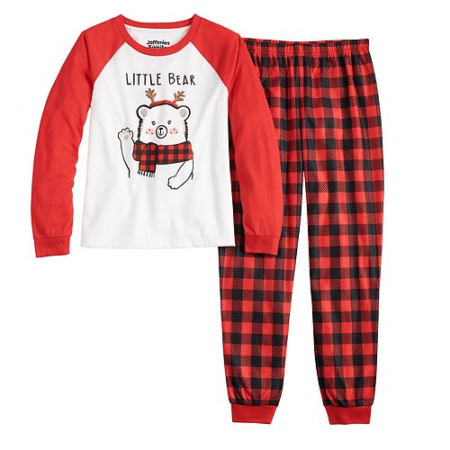 Girls 416 Jammies For Your Families Cool Bear Top & Bottoms Pajama Set