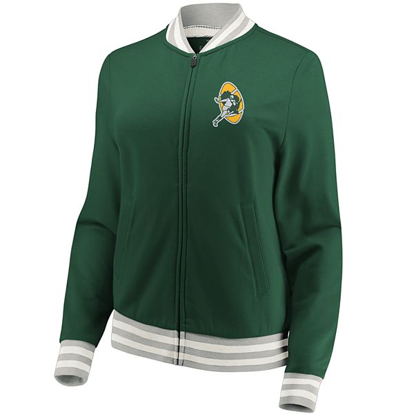 G-III Packers Swingman Varsity Jacket Small Green