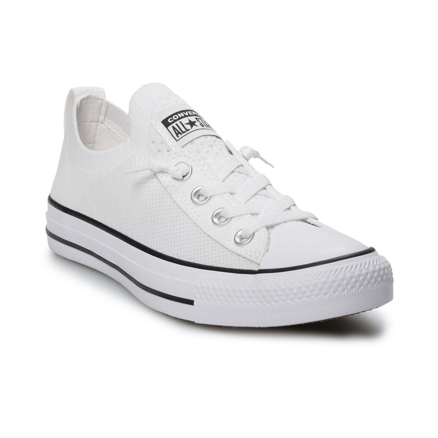 white converse woman