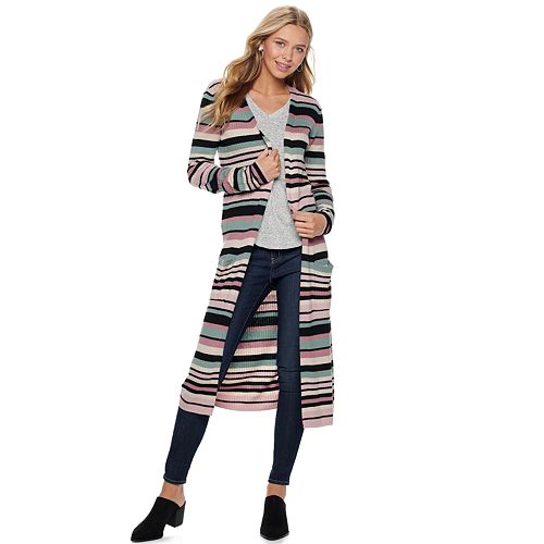 kohls duster cardigan