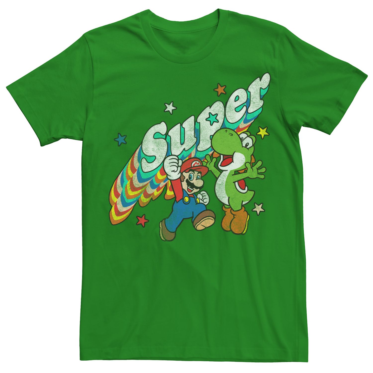 Image for Licensed Character Men's Nintendo Super Mario Brothers & Yoshi Graphic Tee at Kohl's.