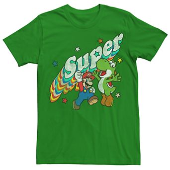 Men's Nintendo Super Mario Brothers & Yoshi Graphic Tee