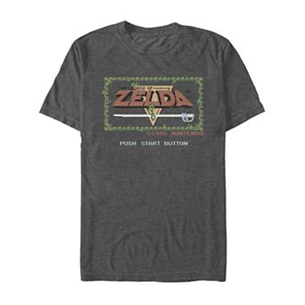 Men's Legend of Zelda Original Title Screen Retro Tee
