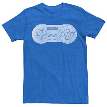 Men's Nintendo SNES Light Lines Controller Tee