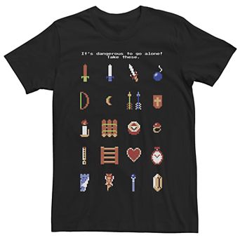 Men's Legend of Zelda 8 Bit Take These Tee