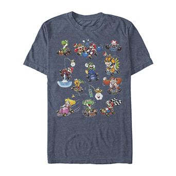 Men's Irish Mario Kart Clashing Battles Tee