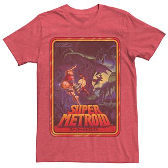 Men's Super Metroid Kanji Game Box Art Tee