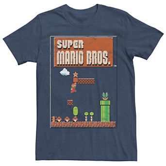 Men's Super Mario Bros Jump Start Classic Game Tee
