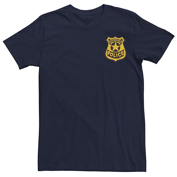 Men's Disney's Zootopia Police Badge Tee