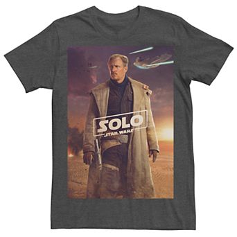 Men's Star Wars Han Solo Solemn Beckett Poster Tee