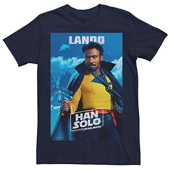 Men's Star Wars Han Solo Spanish Lando Poster Tee