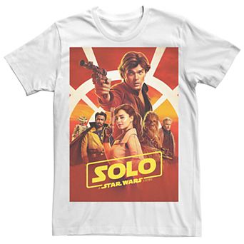 Men's Star Wars Han Solo Sun Group Vertical Poster Tee