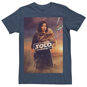 Men's Star Wars Han Solo Qi'ra Poster Tee