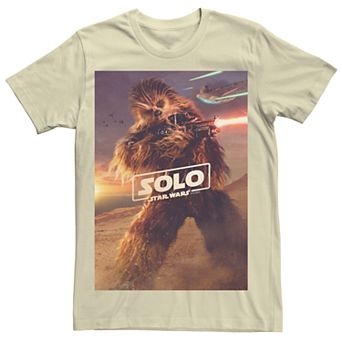 Men's Star Wars Han Solo Chewie Poster Tee