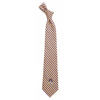 Men's East Carolina Pirates Gingham Tie