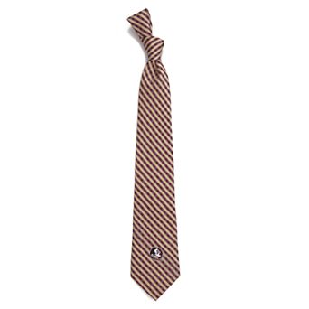 Men's Florida State Seminoles Gingham Tie