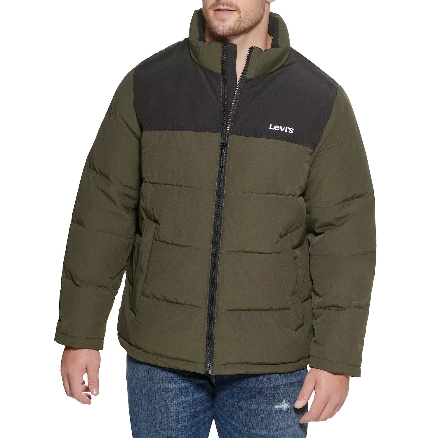 levi's arctic cloth hooded rain jacket