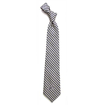 Men's Navy Midshipmen Gingham Tie