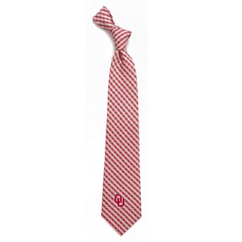 Men's Oklahoma Sooners Gingham Tie