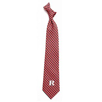 Men's Rutgers Scarlet Knights Gingham Tie