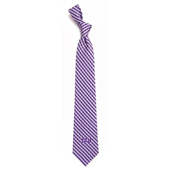 Men's TCU Horned Frogs Gingham Tie
