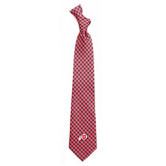 Men's Utah Utes Gingham Tie