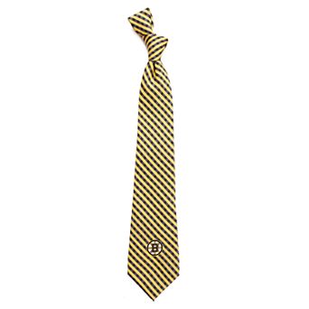 Men's Boston Bruins Gingham Tie