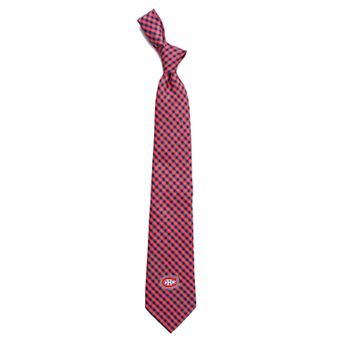 Men's Montreal Canadiens Gingham Tie