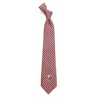 Men's New York Islanders Gingham Tie