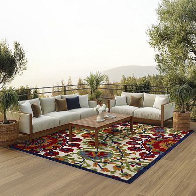 Nourison Aloha Moonshine Indoor Outdoor Rug
