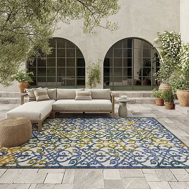 Nourison Aloha Dusk Indoor / Outdoor Rug