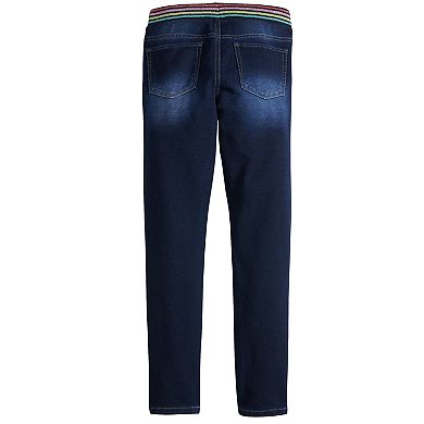 Girls 4-20 & Plus Size SO® Rib Waistband Jeggings