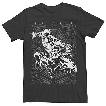 Men's Marvel Avengers Tribal Black Panther Graphic Tee