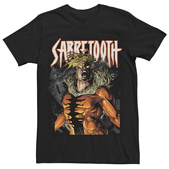 Men's Marvel X-Men Sabertooth Ultimate Form Graphic Tee