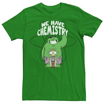 Men's Marvel The Incredible Hulk Chemistry Graphic Tee