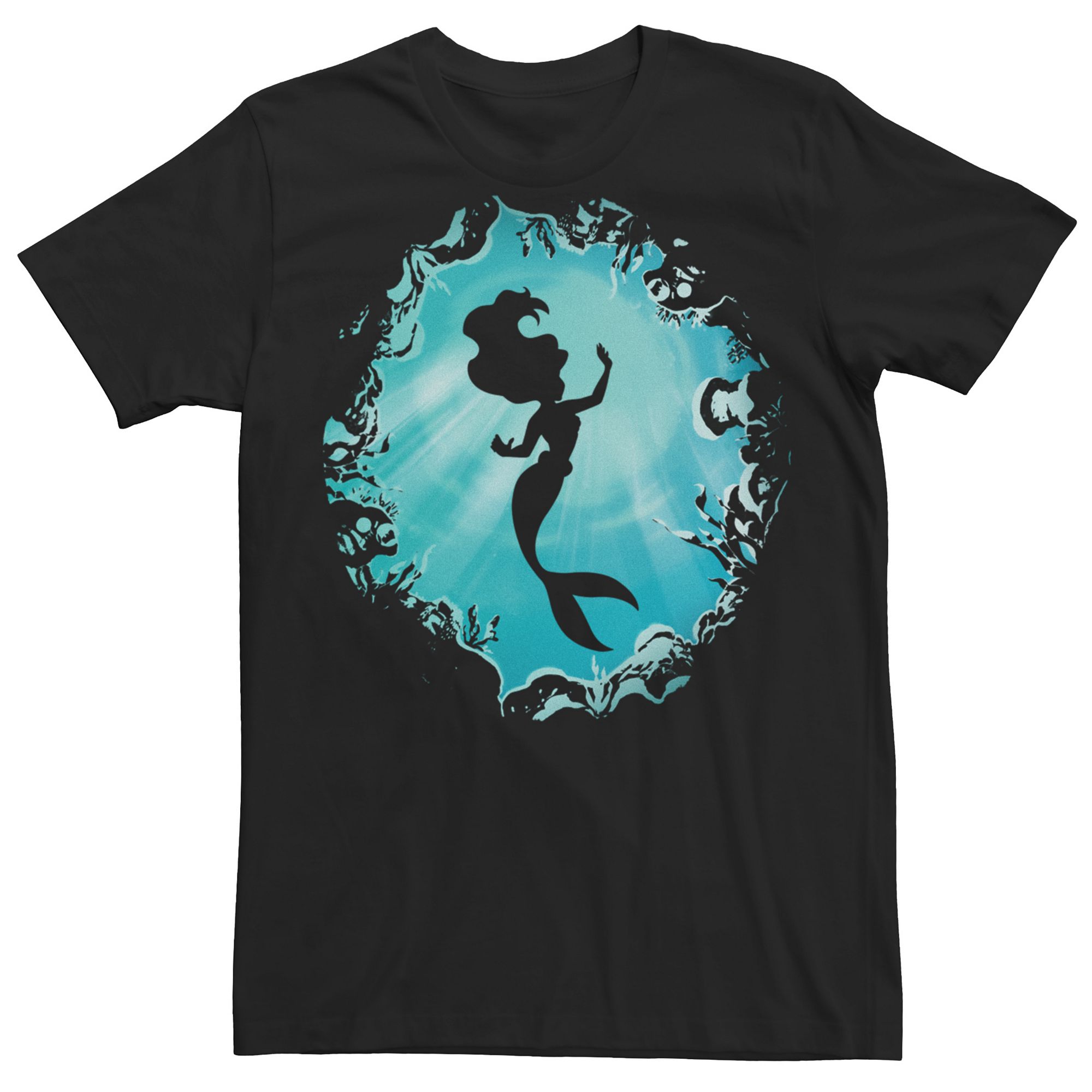 Disneys The Little Mermaid Ariel Mens Grotto Graphic Tee, Size: Medium, B