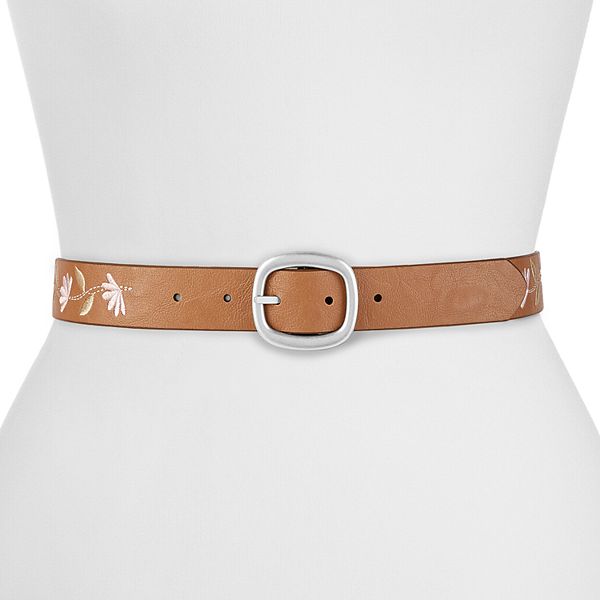 Women's Relic by Fossil Daisy Leaf Embroidered Belt