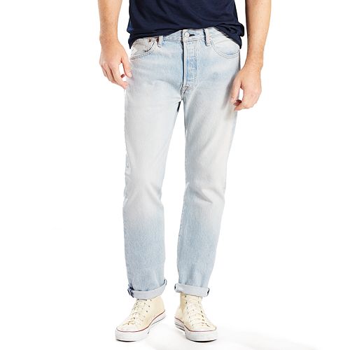 mens white levi 501 jeans