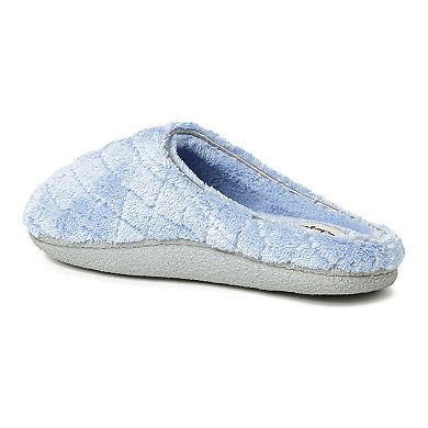 Women's Dearfoams Leslie Quilted Terry Clog Slippers