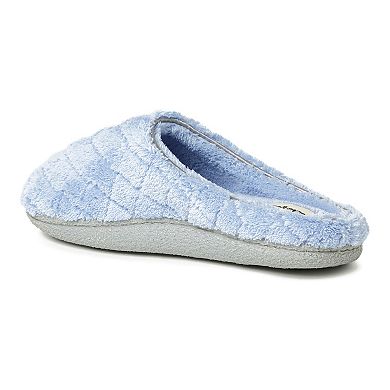 Women's Dearfoams Leslie Quilted Terry Clog Slippers