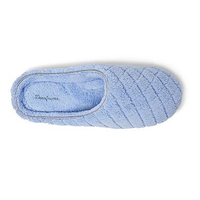 Women's Dearfoams Leslie Quilted Terry Clog Slippers